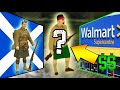 we made WW1 Scottish "Uniform" from Walmart for Halloween