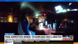 Texarkana police arrest man for letting himself in Red Lobster, helping himself to alcohol while...