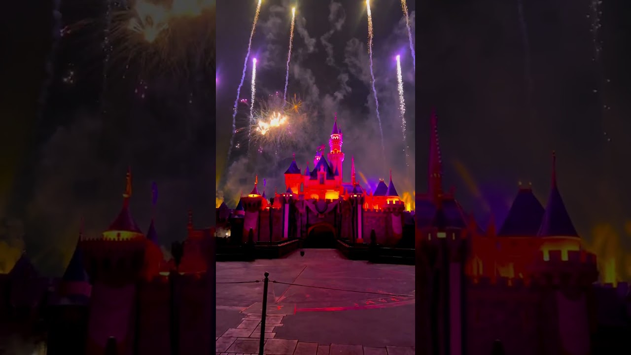 DisneyLand Fireworks Show for the First ever Pride Nite on 06/15/2023