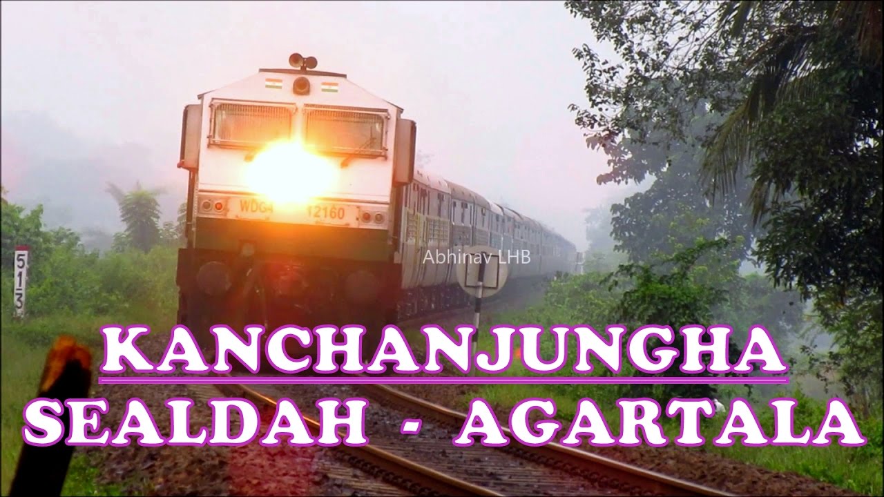 Train To Tripura Sealdah Agartala Kanchanjungha Express With Twin Sguj Wdg4 Emd Youtube