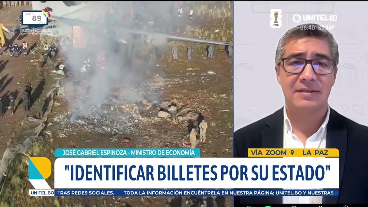 ​Cerca de Bs 50 millones eran transportados por el avión hércules siniestrado en El Alto