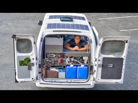 how to build a solar powered electrical system in a van off grid solar batteries dc ac power