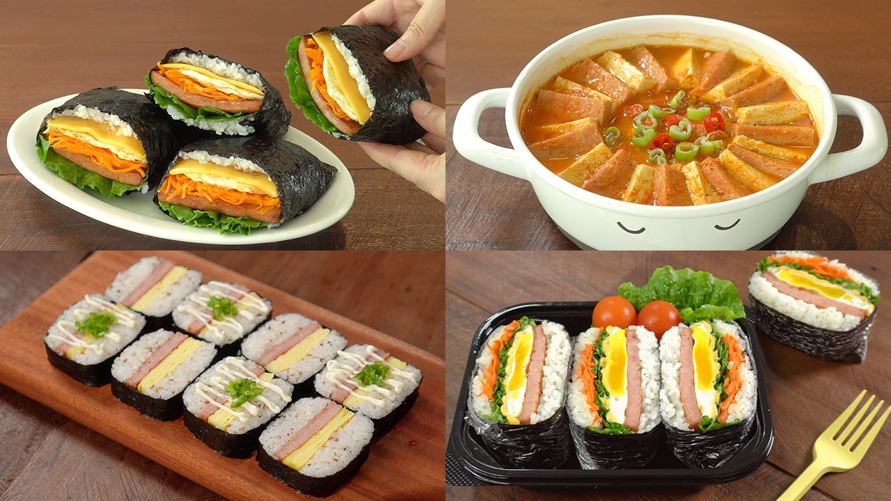 스팸 이렇게 먹어보세요! 맛있는 활용 레시피 8가지 [착한햄 순델리OPEN]