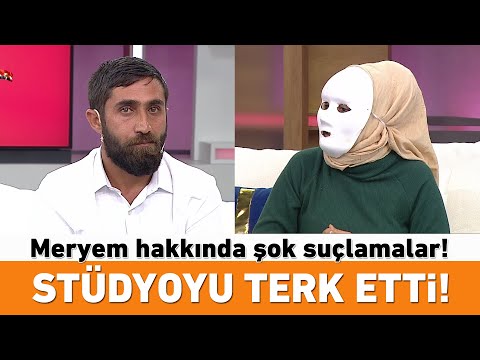 Meryem hakkında şok suçlamalar! Stüdyoyu terk etti