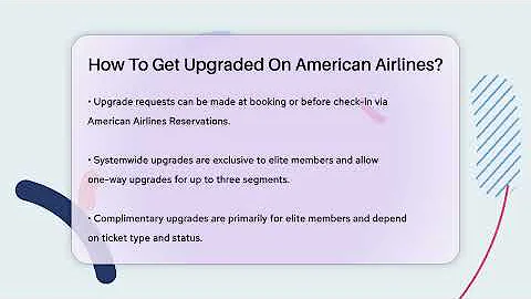 How To Get Upgraded On American Airlines? - Air Traffic Insider