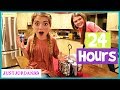 24 HOURS In KiTCHEN! Blanket Fort And Funny Truth Or Dare / JustJordan33