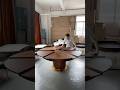 Extendable round dining table 1.4 to 1.8 meters  #diningtable #diningroom #tabledesign