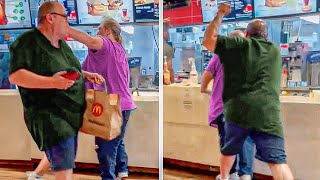 Karen Slapped The Wrong Mcdonalds Customer..