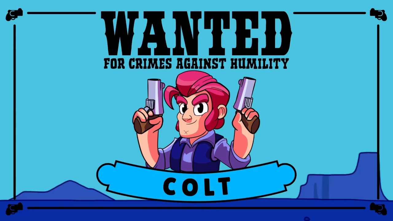 Brawl Stars Wanted Poster Animation (Colt) - YouTube