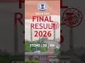 Delhi DDA Final Result 2026 Out ✅ Stenographer, DD, AD Merit List |😊🕺❣️