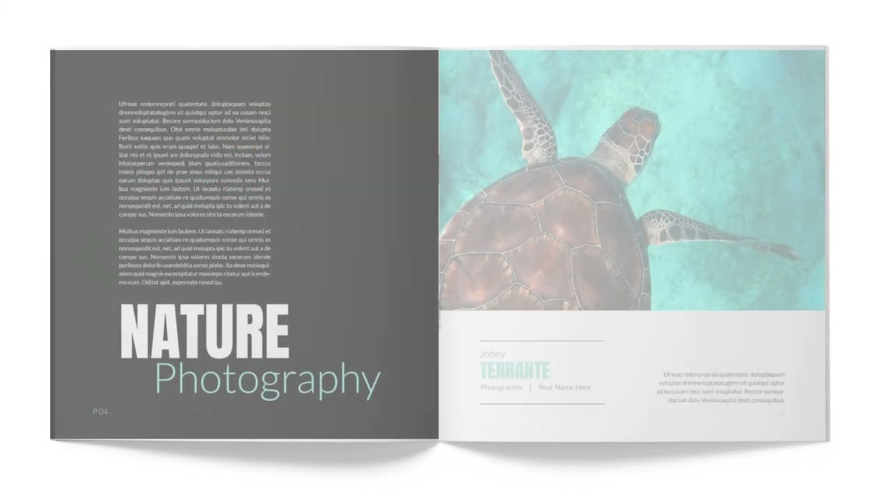 Photobook Portfolio Template