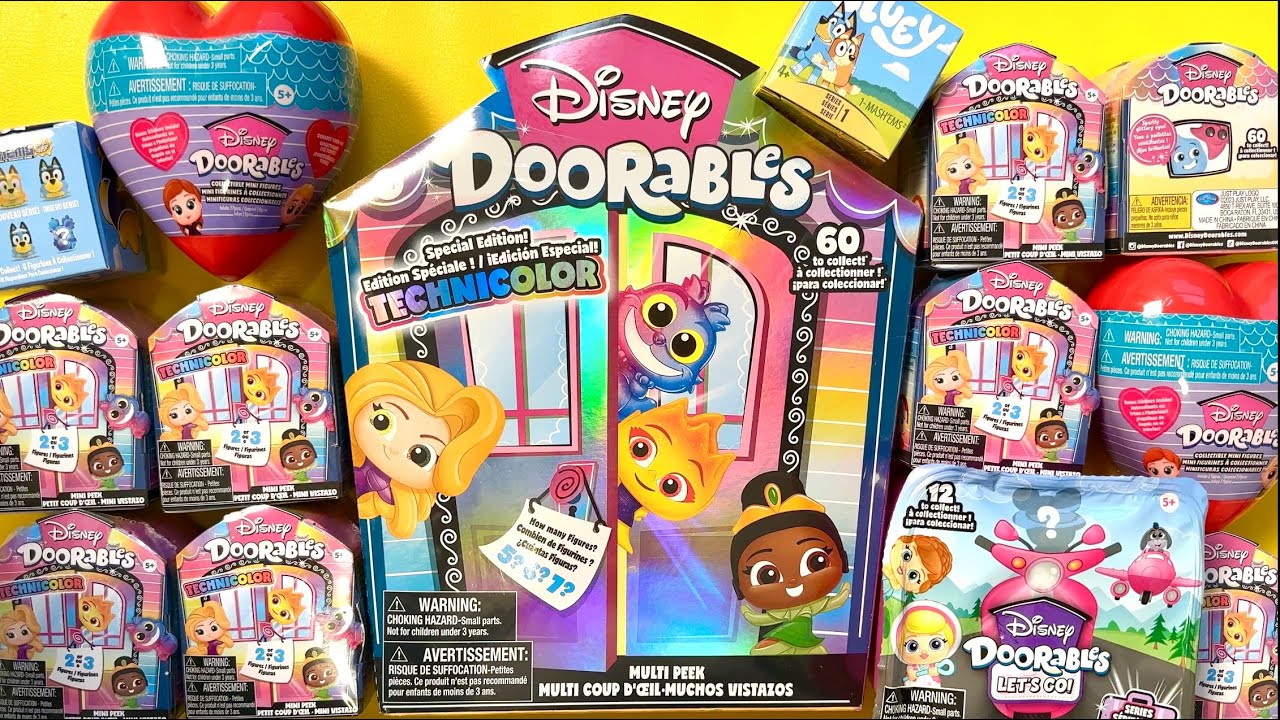 ASMR Disney Doorables Technicolor Special Edition | Mystery Heart blind box surprise