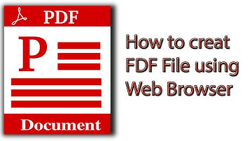 How to create PDF  file  from web browser