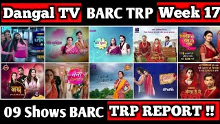 Dangal TV BARC TRP Report Of Week 17: BARC TRP Of This Week | Nath \u0026 Tose Naina Milaike \u0026 More ..
