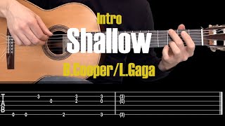 Shallow [Intro] - Guitar Tutorial with TAB