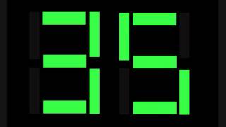 One Minute Countdown Timer Changing Colors