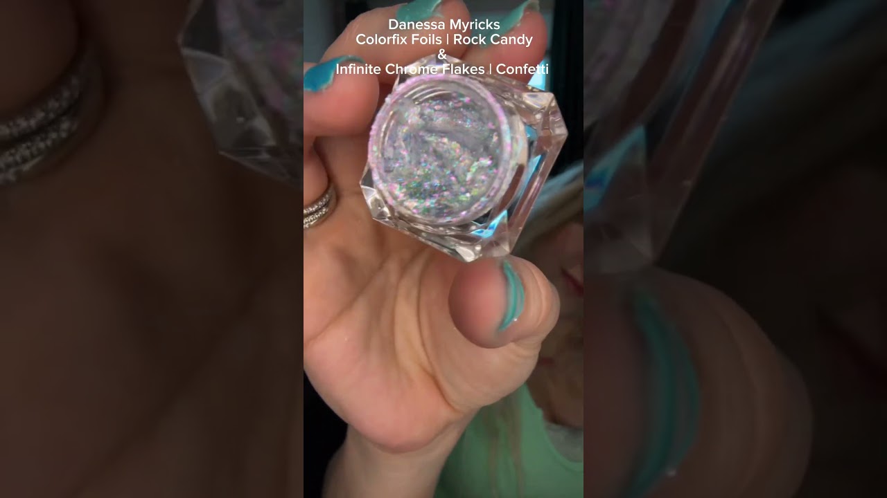 Danessa Myricks |Colorfix Foils: Rock Candy & Infinite Chrome Flakes: Confetti 