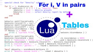 (Roblox studio) for I, v in pairs and tables explained in 10 minutes.