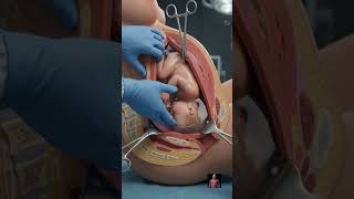 How a C-Section Brings a Baby Into the World ❤️ #csectionbirth #childbirth #pregnancy