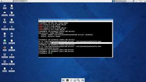 In this video, I will show you Enable Samba Service. It can be dead, disable and dis-active.