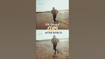Fix Shaky Footage in Seconds using Warp Stabilizer (After Effects Guide) #edit #tutorial