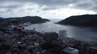 Looking East through the St. John’s Newfoundland and Labrador narrows.