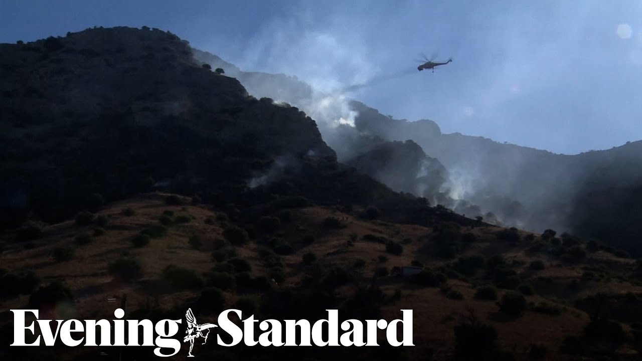 Firefighters battle wildfires across Europe amid heatwave