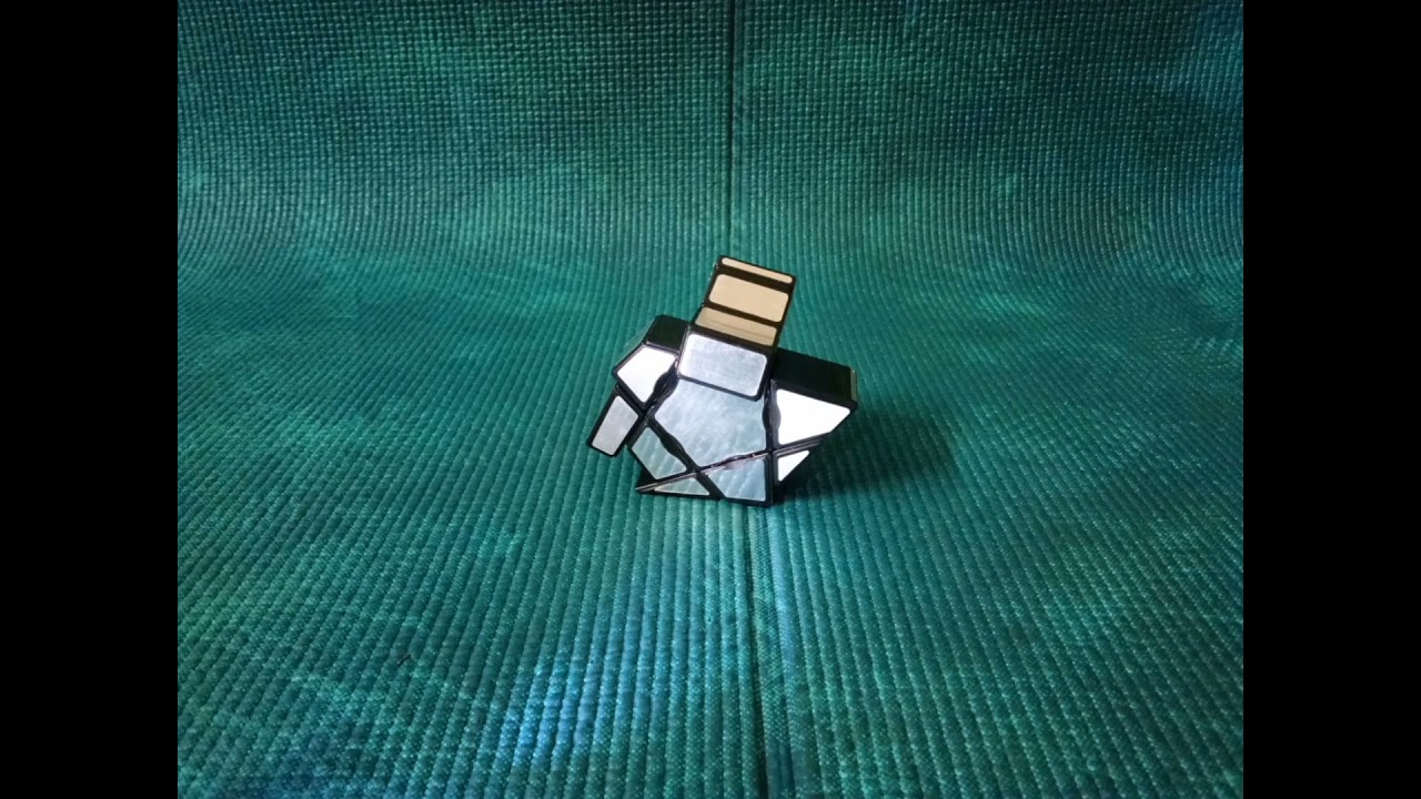 Stop motion floppy ghost cube solve