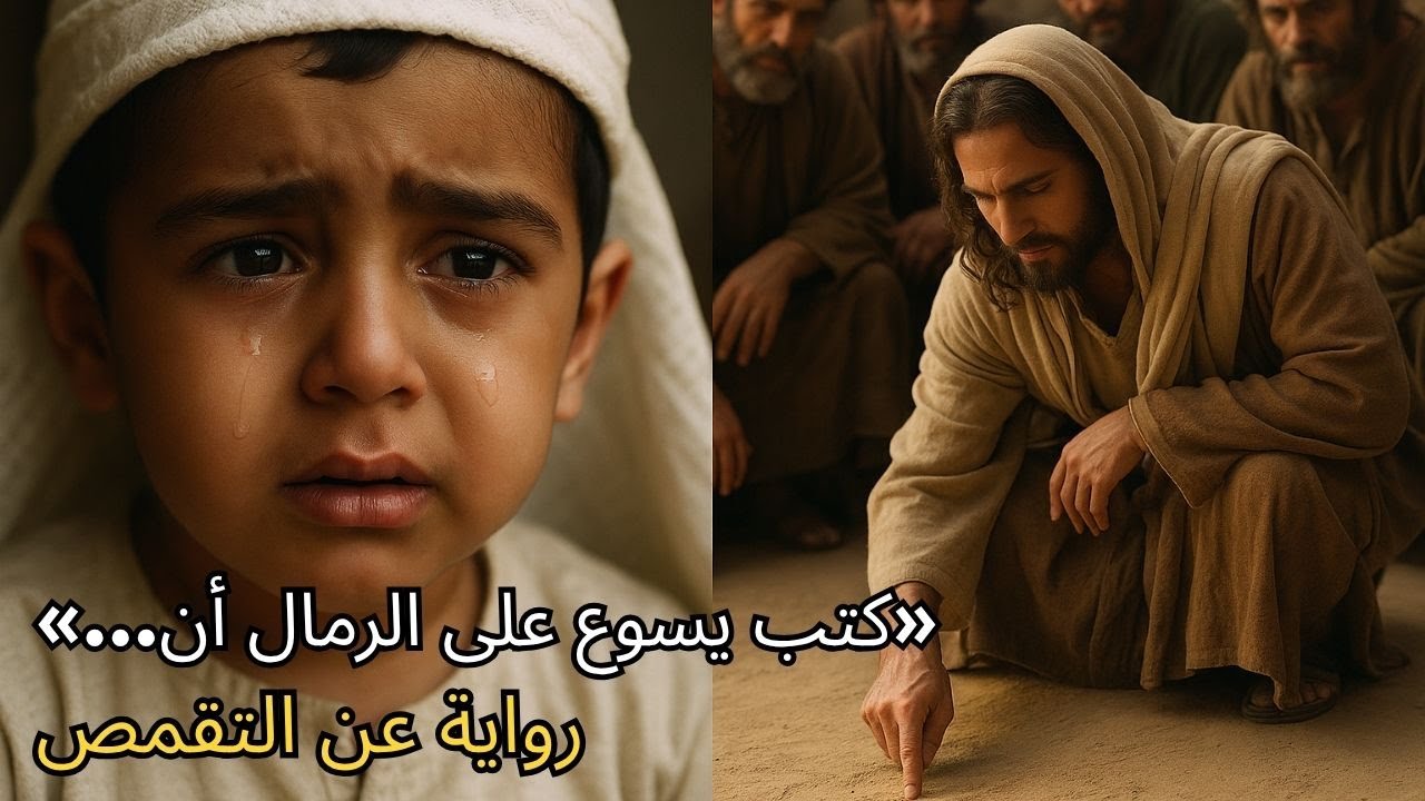 صبي يبلغ من العمر ٤ سنوات يَكشِف ما كتبه يسوع على الرمال عند لقائه مريم المجدلية