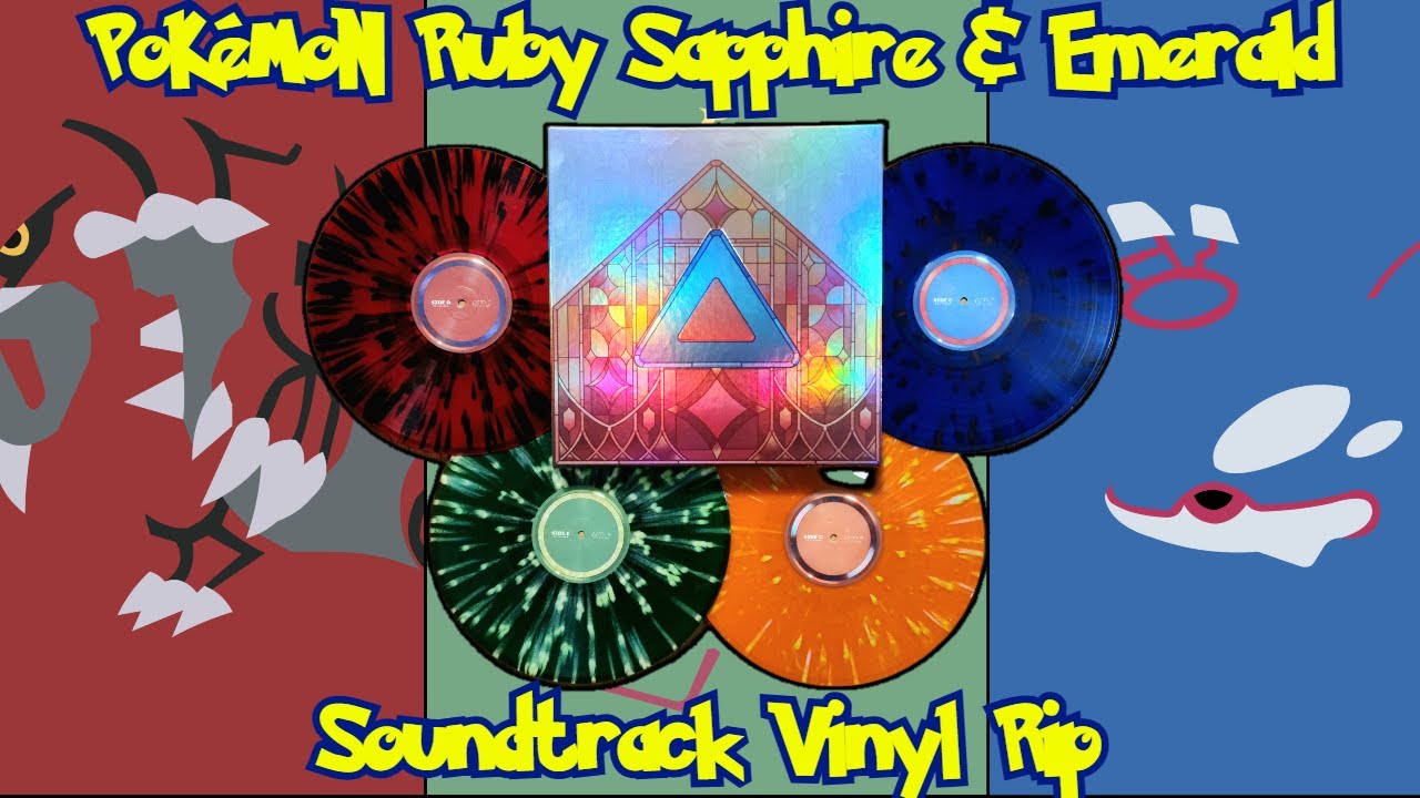 Pokémon Ruby, Sapphire, & Emerald Soundtrack Vinyl Rip