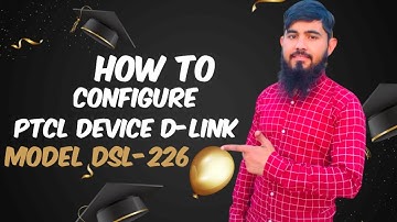 How To Configure Or inter user | PTCL DEVICE | D-Link | New Model No | DSL-226 |