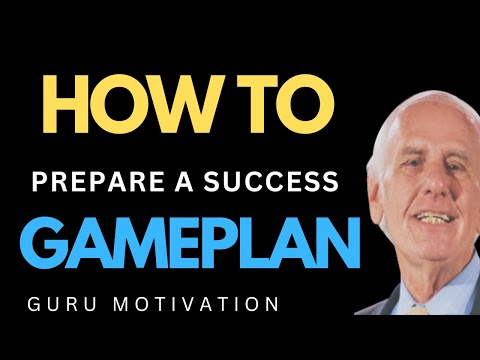 How to prepare a GamePlan | Jim Rohn motivation