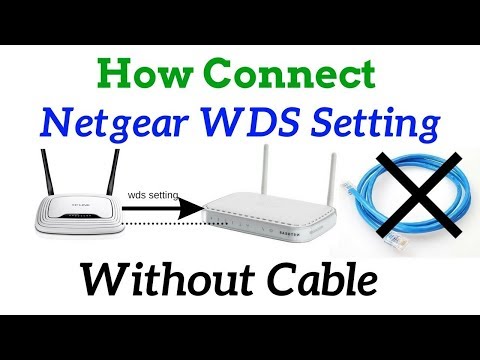 How Connect Netgear Wifi Router Without Cable WDS Settings 100% Working | Hash Back