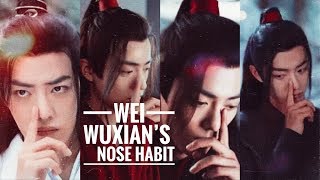 Wei Wuxian's Nose Rubbing Habit | 陈情令 魏无羡