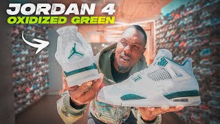 GOT EM EARLY! JORDAN 4 OXIDIZED GREEN MUST COP!