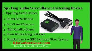Spy Bug Audio Surveillance Listening Device