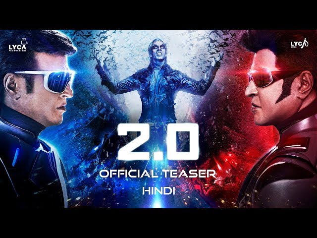 2.0 - Official Teaser [Hindi] | Rajinikanth | Akshay Kumar | A R Rahman | Shankar | Subaskaran class=