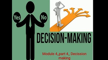 HS300- Principles of Management - Module 4- Decision making by Asst. Prof. Dhanya. R