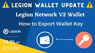 Legion Network Update 2022 | Legion Network V2 | How to Export Wallet Key 🔐 screenshot 5