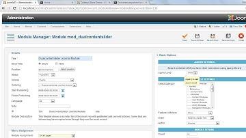 Dual Slider with Caption Joomla Module