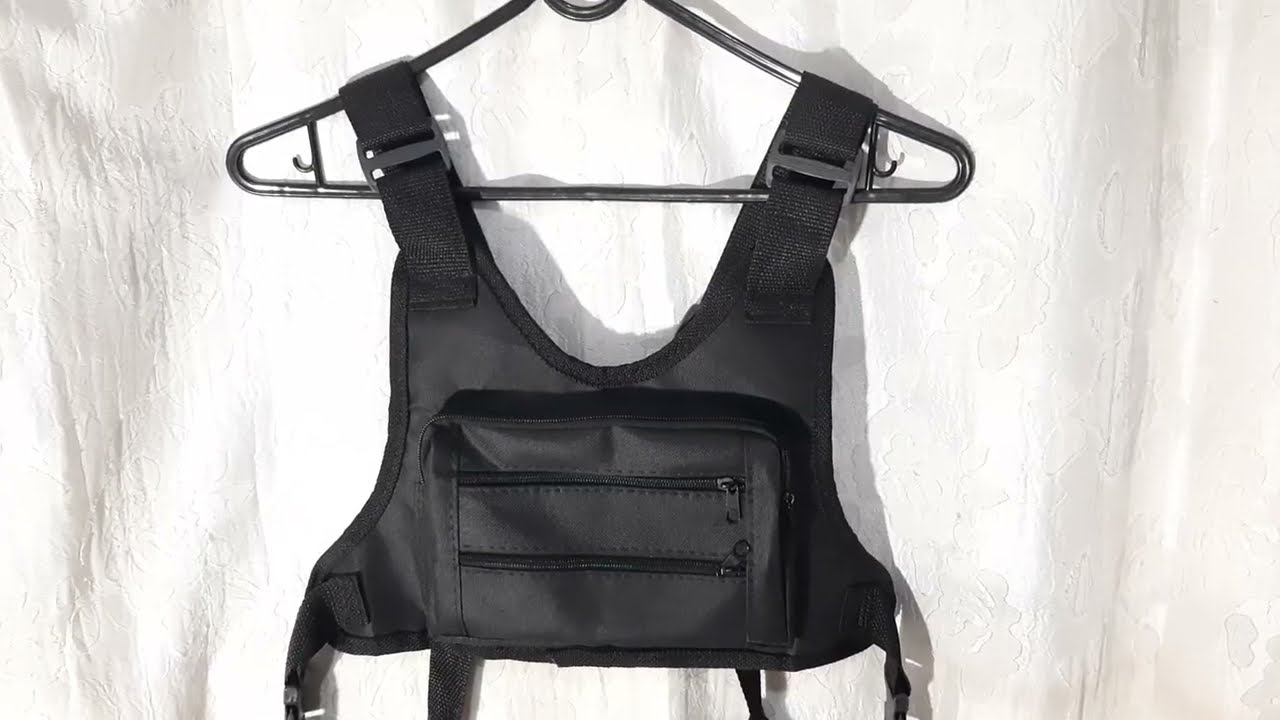 ANÁLISE DA CHEST BAG PEITORAL / ESTILO STREETWEAR WARCORE MILITAR SOBREVIVENCIALISMO COLETE POCHETE