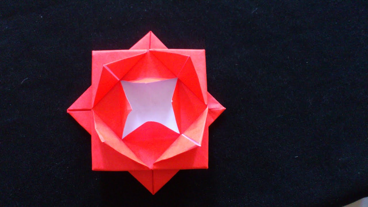 Cara Membuat Origami  Bunga  Teratai  Kaku Origami  Bunga  