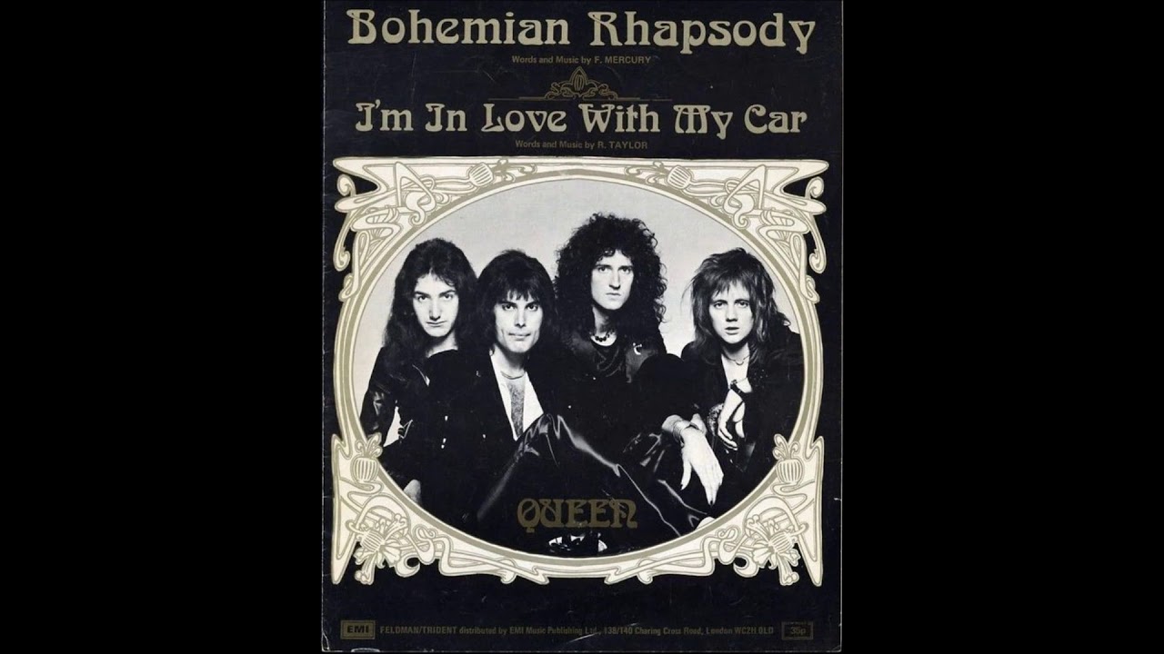 Май кар песня. Bohemian Rhapsody пластинка. I'M in Love with my car. Песня Queen car. I'M Love with my car обложка.