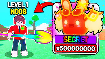 Starting Over as NOOB with OP PET in Dig 1 Million Blocks ! (Roblox)