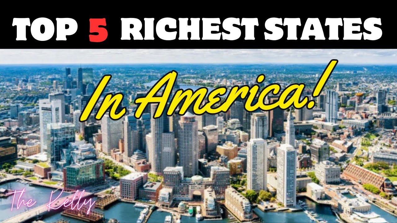 | The Top 5 RICHEST STATES in the USA - Income, Money, Revenue‼️
