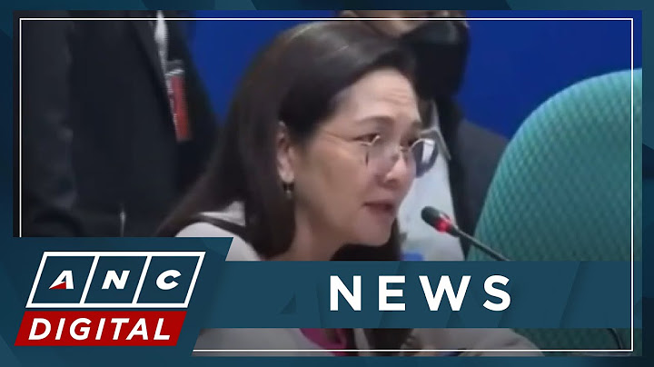 Senator Hontiveros to VP Duterte: I don't appreciate this kind of attitude | ANC