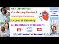 OET Listening A. Cardiologist. FREE PDF. Vocabulary Review.