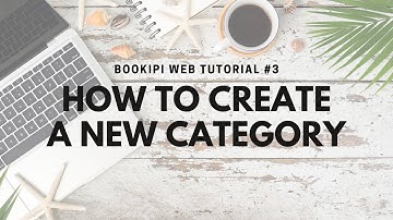 how to create a new category on Bookipi Web