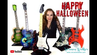 Halloween Electric Guitar Cake - Part I