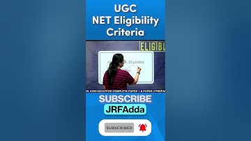 UGC NET JRF Eligibility | What is Minimum Eligibility for NET JRF? | NET JRF with Aditi | JRFAdda